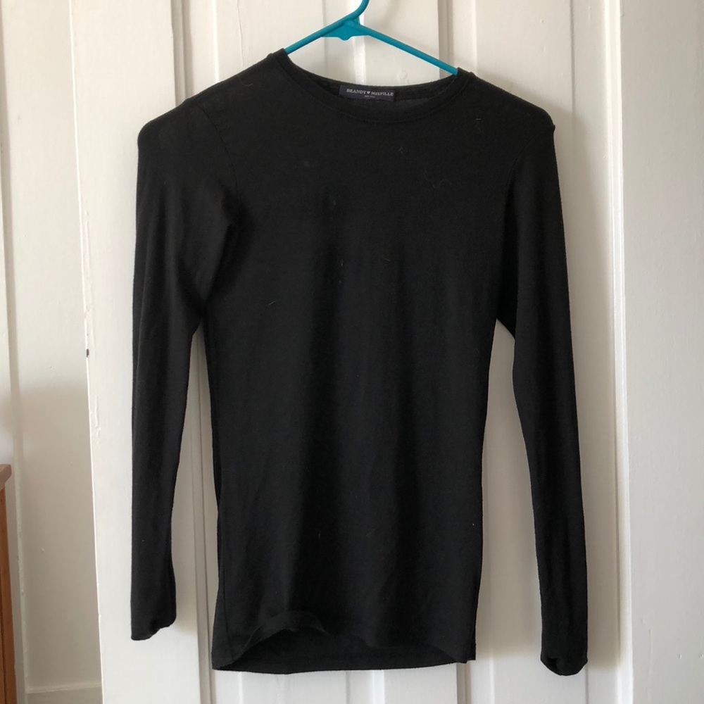 brandy melville black long sleeve 🍬